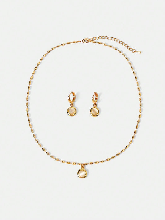 Conjunto Opala Celestine TAINA JOIAS