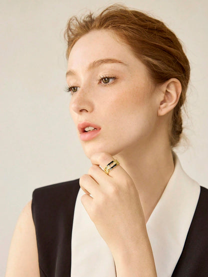 Anel Esmaltado Margaux