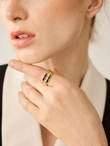 Anel Esmaltado Margaux