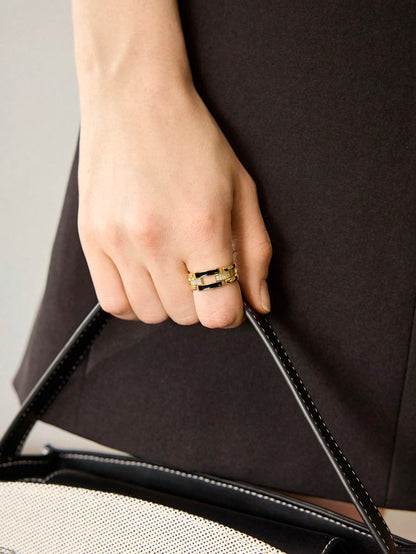 Anel Esmaltado Margaux