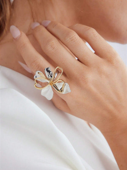 Anel Flor 3D Camille TAINA JOIAS