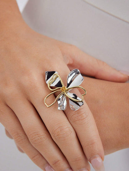 Anel Flor 3D Camille TAINA JOIAS
