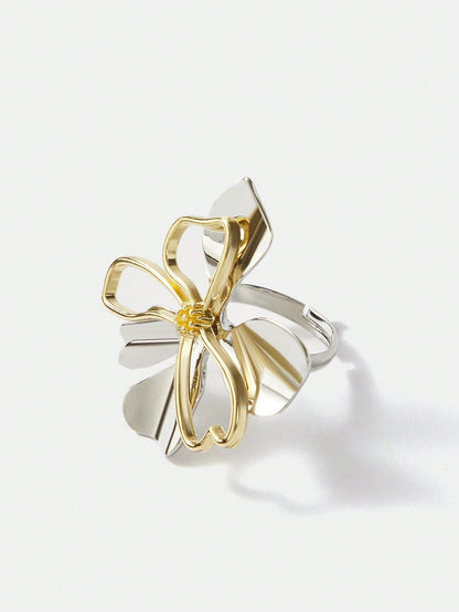 Anel Flor 3D Camille TAINA JOIAS