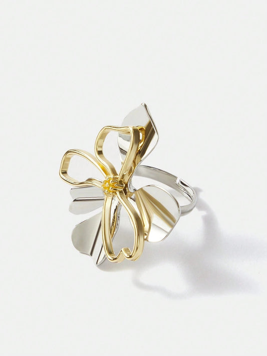 Anel Flor 3D Camille TAINA JOIAS