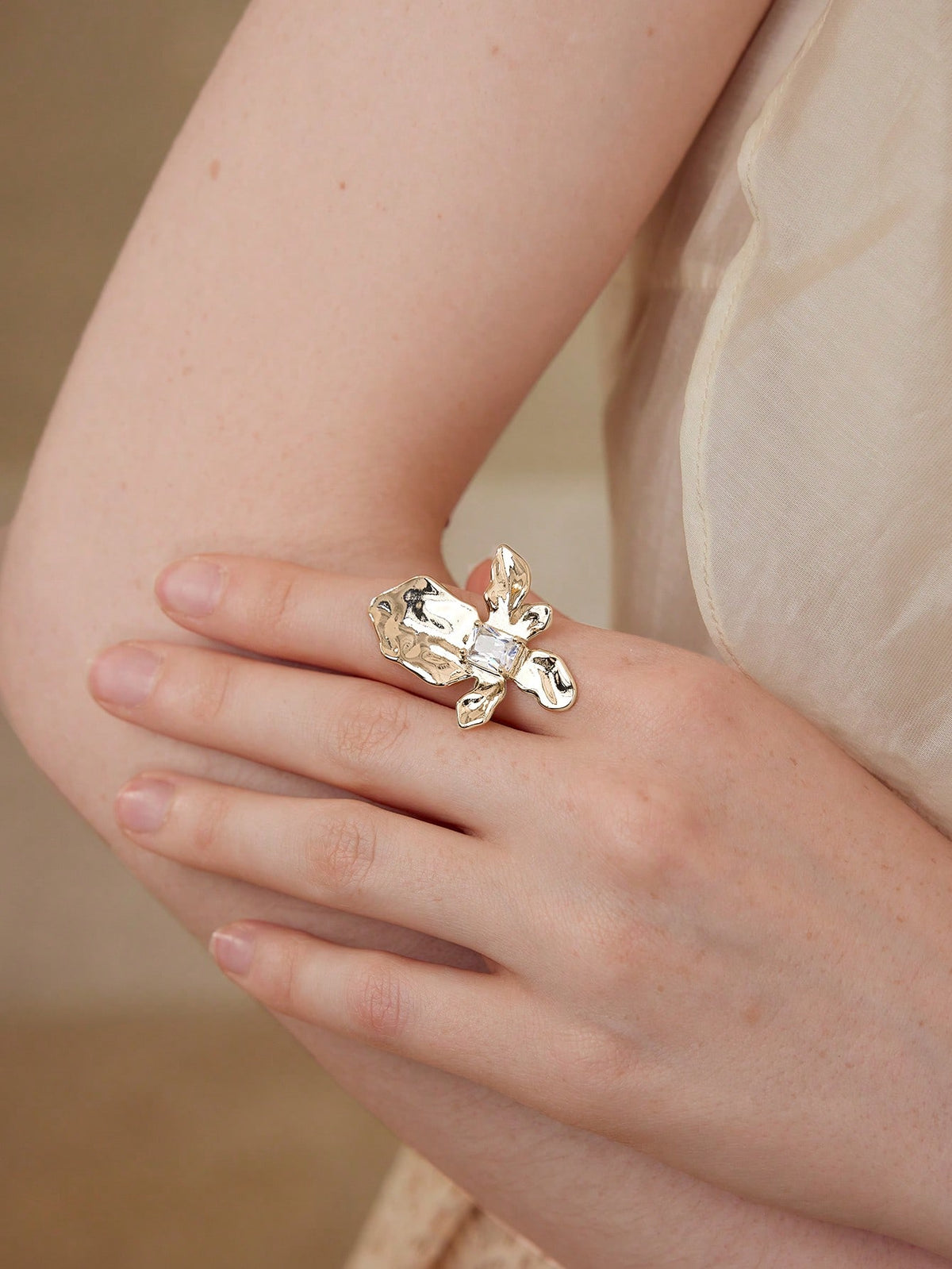 Anel Floral Aurora