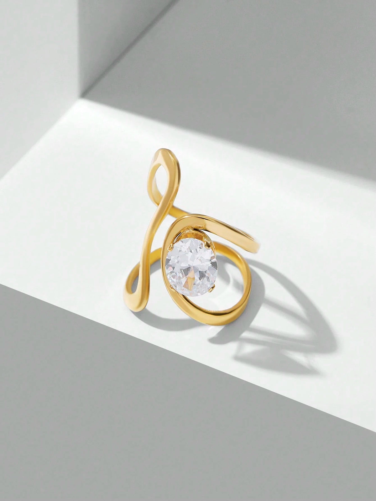 Anel Geométrico Jade