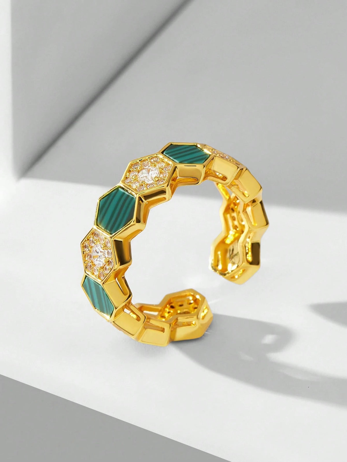 Anel Hexagonal Antonella