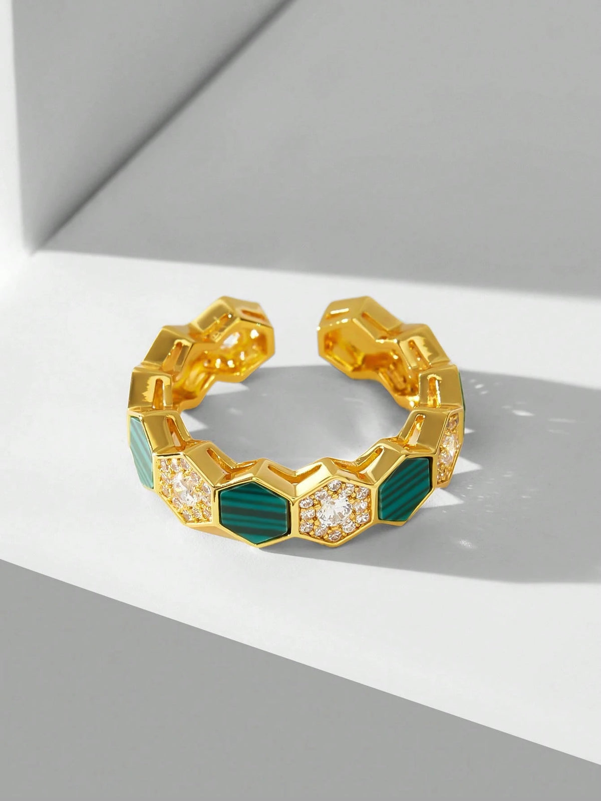 Anel Hexagonal Antonella