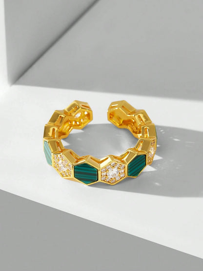 Anel Hexagonal Antonella