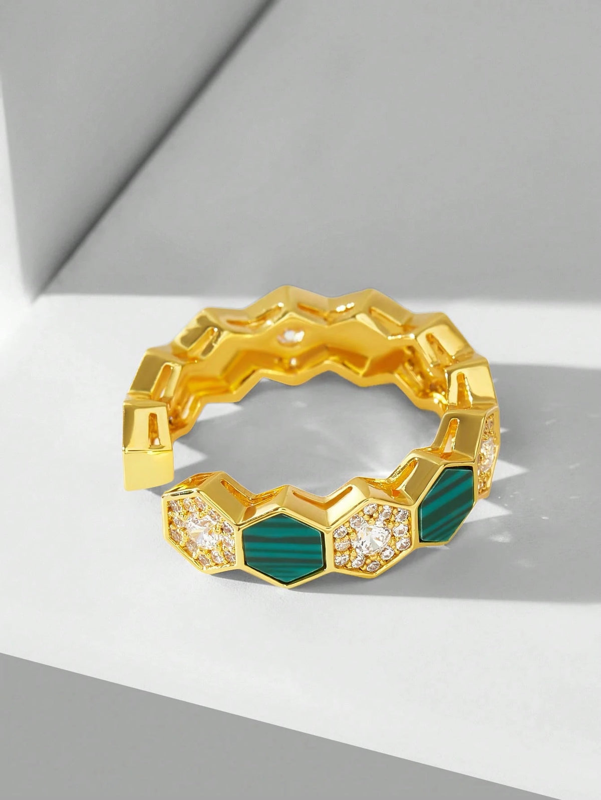 Anel Hexagonal Antonella