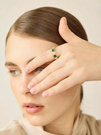 Anel Hexagonal Antonella