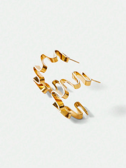 Brinco Banhado a Ouro 18K, Éloise