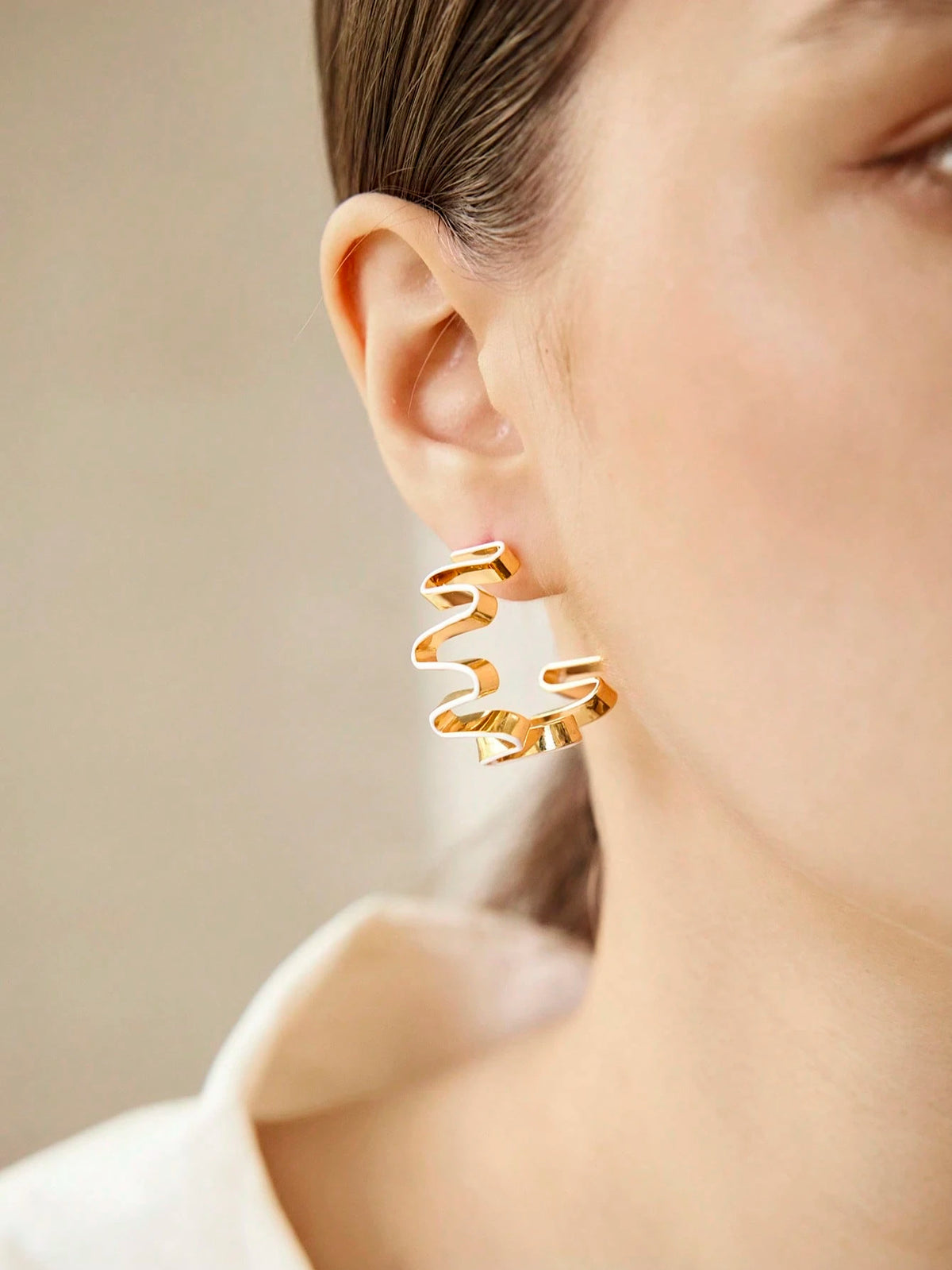 Brinco Banhado a Ouro 18K, Éloise