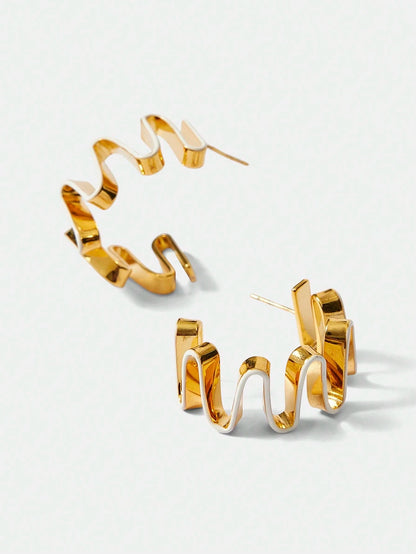Brinco Banhado a Ouro 18K, Éloise