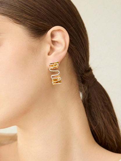 Brinco Banhado a Ouro 18K, Éloise