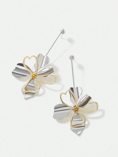 Brinco Pendente Floral Fiorella