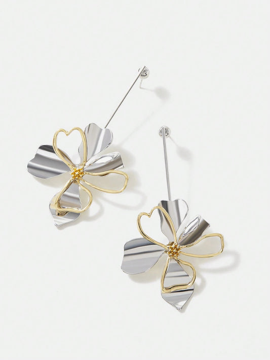 Brinco Pendente Floral Fiorella