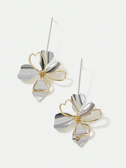 Brinco Pendente Floral Fiorella