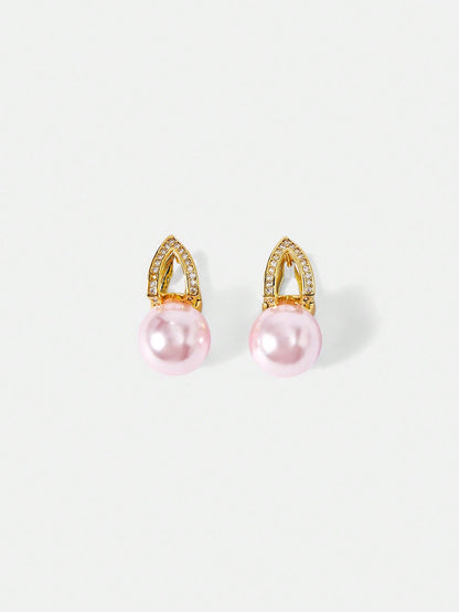 Brinco Pérola Rosé Helena