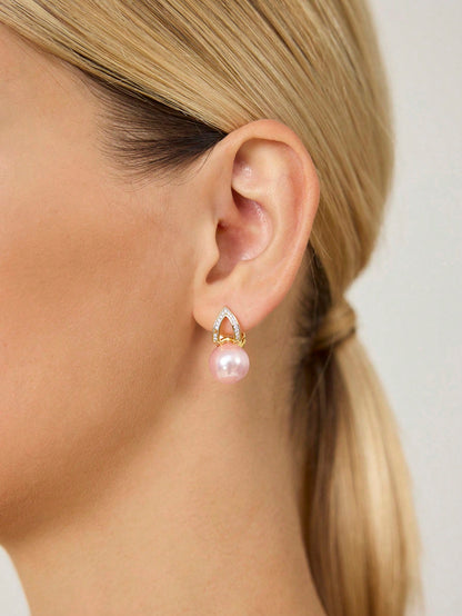 Brinco Pérola Rosé Helena