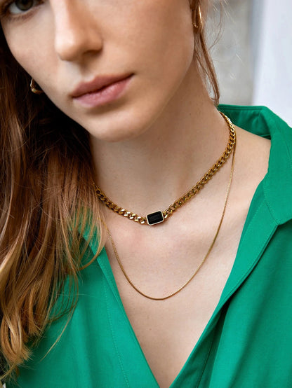 Colar Pedras Preciosas Adeline TAINA JOIAS