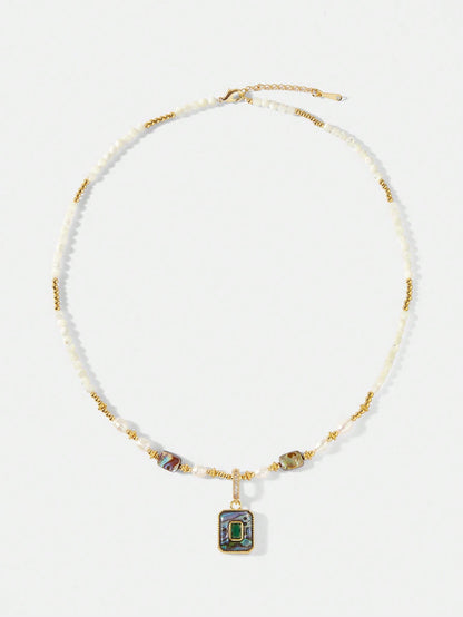 Colar Pérola Abalone Serena
