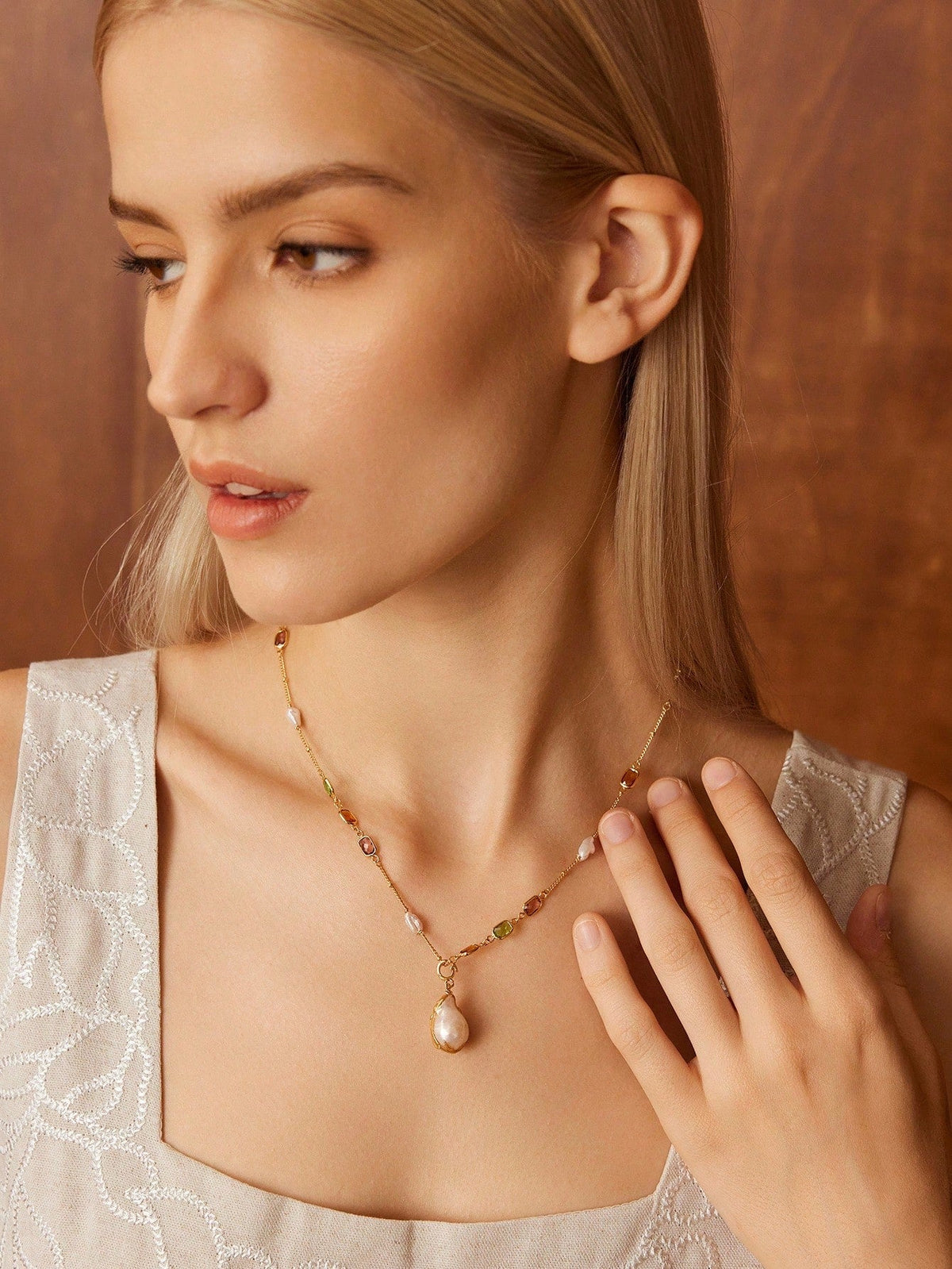 Colar Pérola Vintage Margot TAINA JOIAS