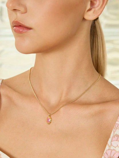 Colar Rosa Rosalie