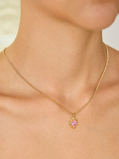 Colar Rosa Rosalie