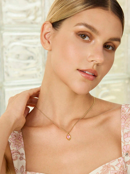 Colar Rosa Rosalie