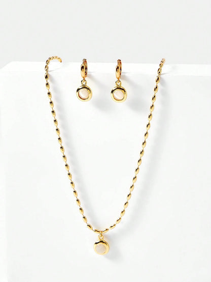 Conjunto Opala Celestine TAINA JOIAS