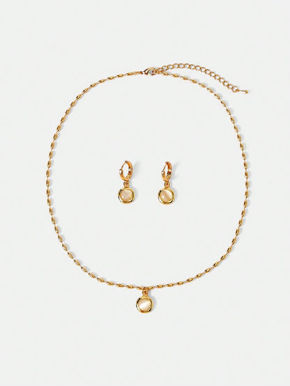 Conjunto Opala Celestine TAINA JOIAS