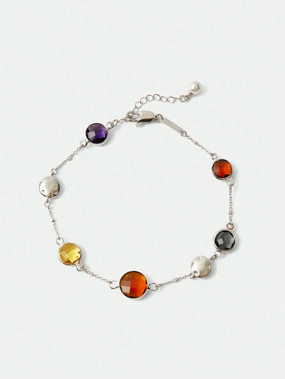 Pulseira Assimétrica Celeste