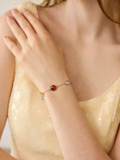 Pulseira Assimétrica Celeste