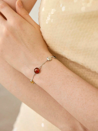 Pulseira Assimétrica Celeste