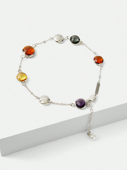Pulseira Assimétrica Celeste