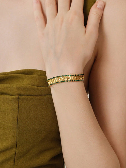 Pulseira Esmeralda Aurora
