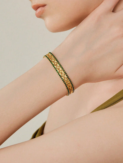 Pulseira Esmeralda Aurora