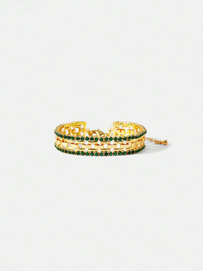 Pulseira Esmeralda Aurora