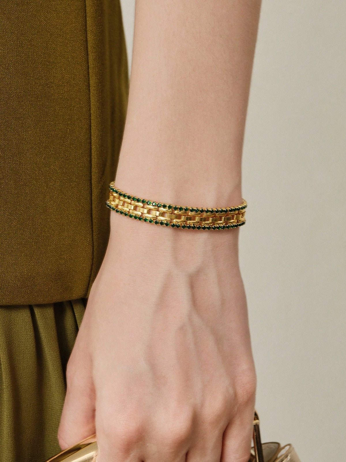 Pulseira Esmeralda Aurora