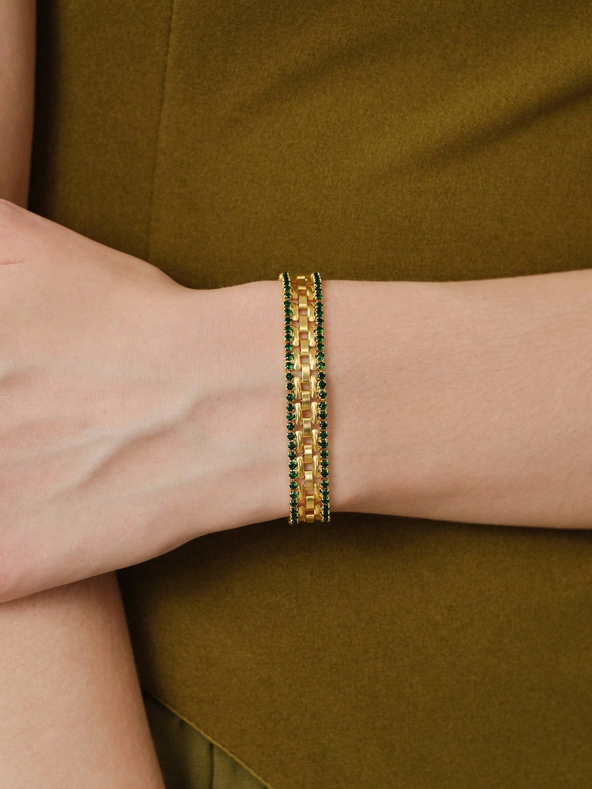 Pulseira Esmeralda Aurora