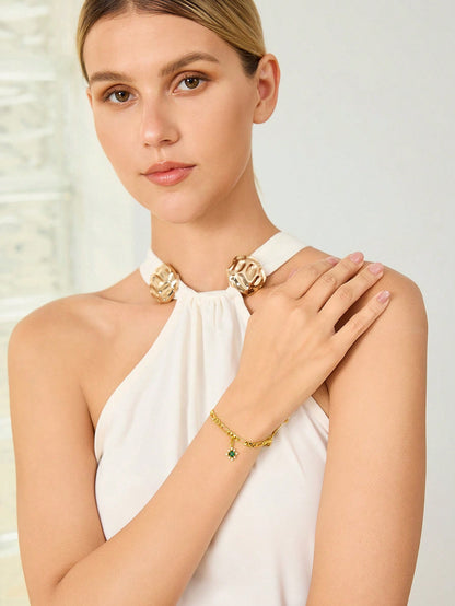 Pulseira Esmeralda Helena